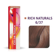 Wella Professionals, Color Touch, Ammoniakfri, Semi-permanent hårfärg, 6/37 Mörkblond guldbrun, 60 ml