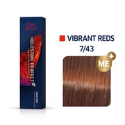 Wella Professionals, Color Touch, Ammoniakfri, Semi-permanent hårfärg, 7/43 Vibrant Reds, 60 ml