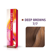 Wella Professionals, Color Touch, Ammoniakfri, Semi-permanent hårfärg, 7/7 Mellanbrun Kastanjblond, 60 ml