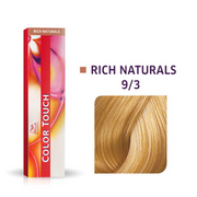 Wella Professionals, Color Touch, Ammonia-free, Semi-permanent hair color, 9/3 Golden Light Blonde Mahogany, 60 ml