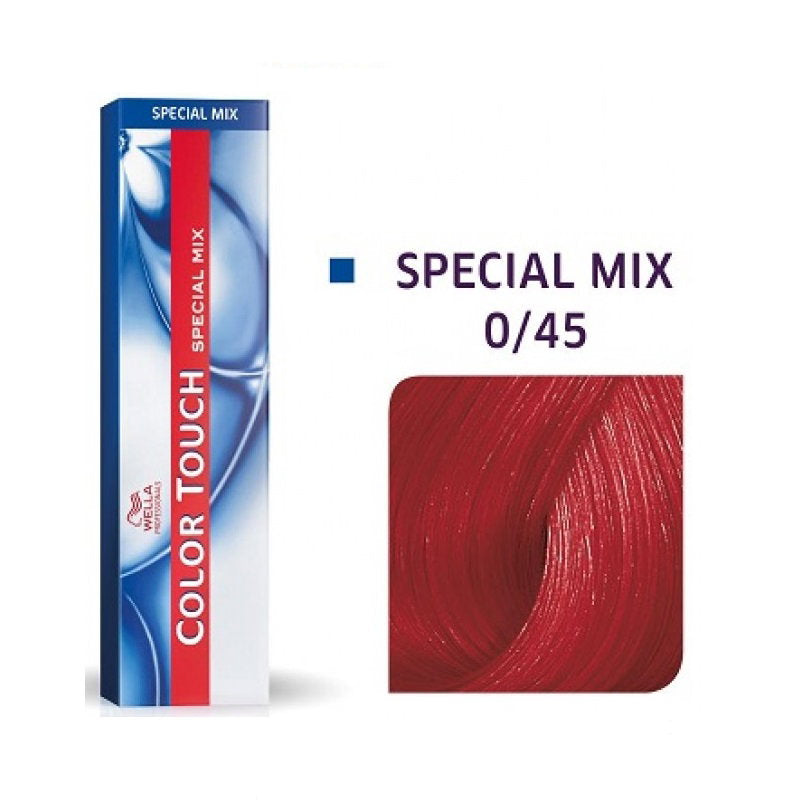 Wella Professionals, Color Touch Special Mix, ammoniakfri, semi-permanent hårfärg, 0/45 Red Mahogany, 60 ml