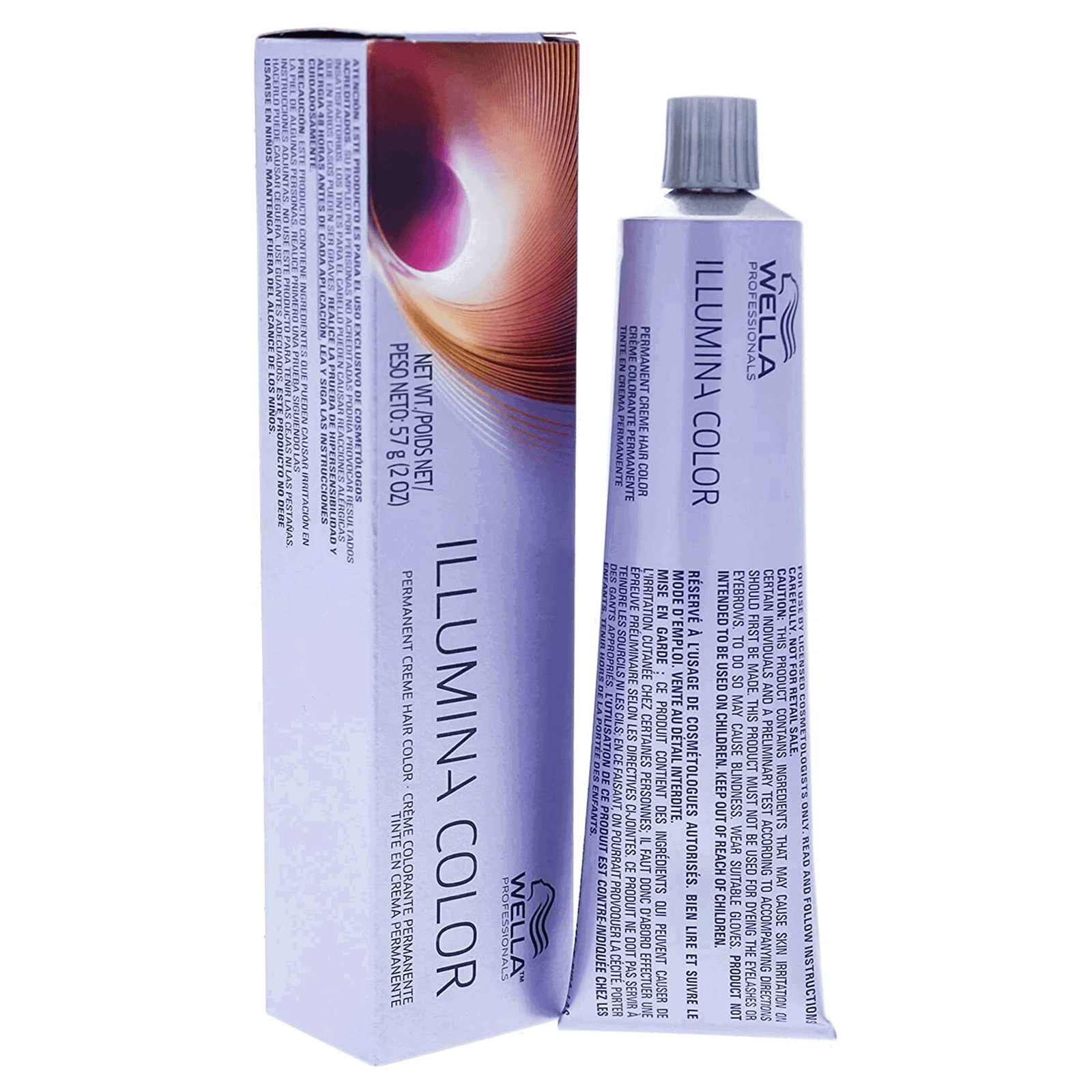 Wella Professionals, Illumina Color, Permanent hårfärg, 6/76 Mörkblond Violett Kastanj, 60 ml