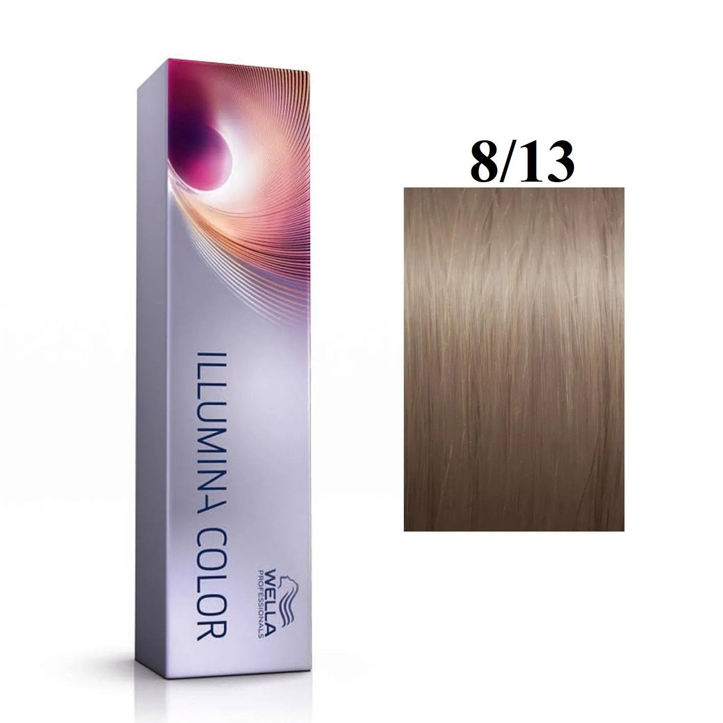 Wella Professionals, Illumina Color, Permanent hårfärg, 8/13 Ljusblond Gyllene Ask, 60 ml