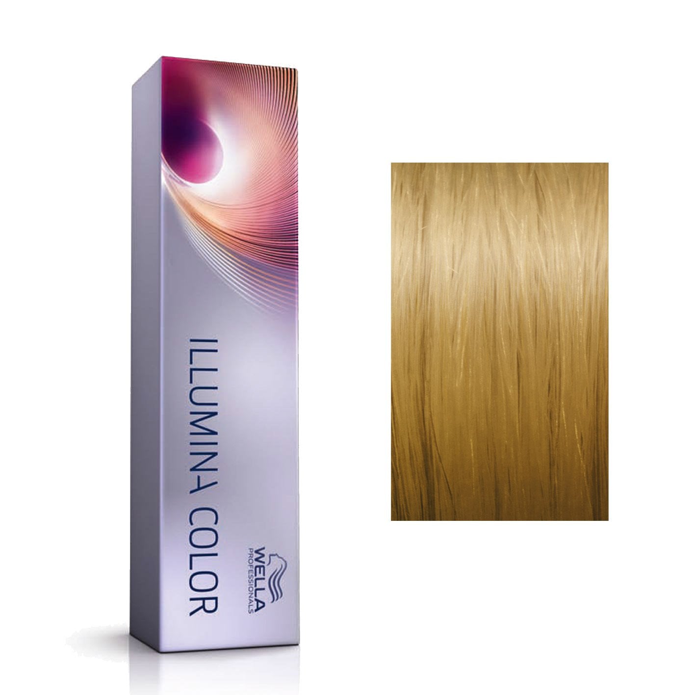 Wella Professionals, Illumina Color, Permanent hårfärg, 8/38 Ljusblond Guldblå, 60 ml
