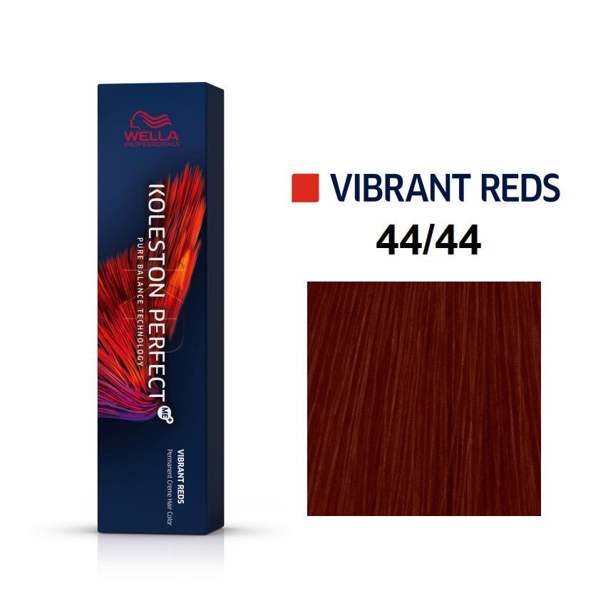 Wella Professionals, Koleston Perfect Me+, permanent hårfärg, 44/44 Medium Intense Red Brown, 60 ml