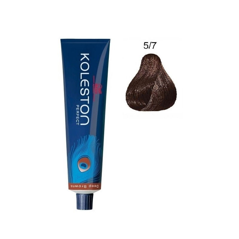 Wella Professionals, Koleston Perfect, Permanent hårfärg, 5/7 Light Brown Brown, 60 ml