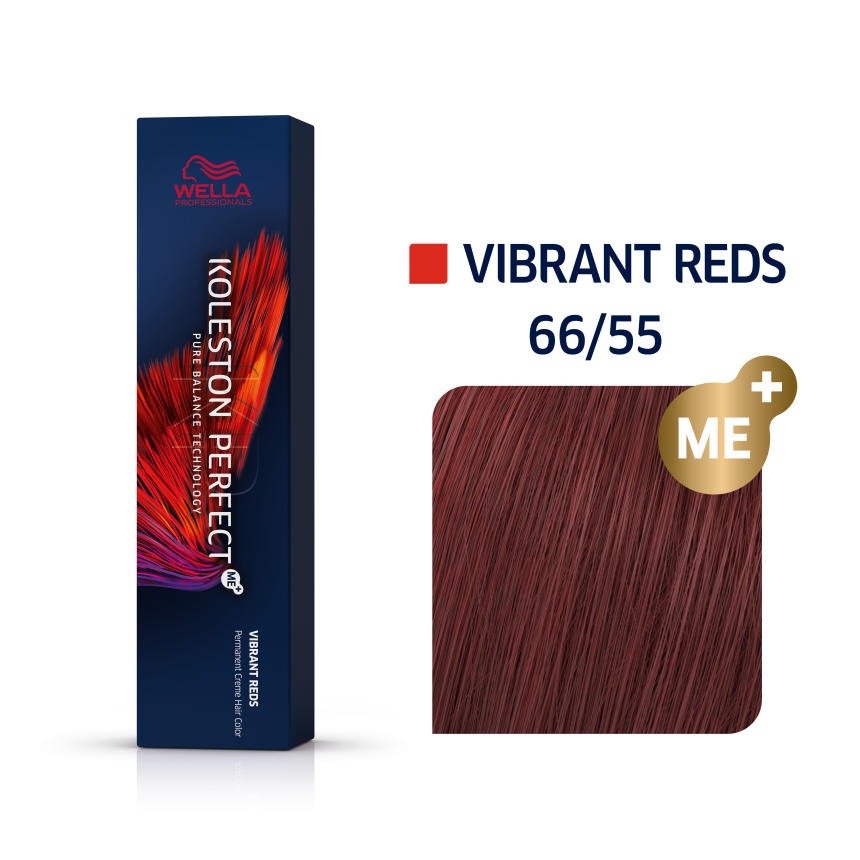 Wella Professionals, Koleston Perfect Me+, Permanent hårfärg, 66/55 Intensiv mörkblond mahogny, 60 ml