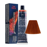 Wella Professionals, Koleston Perfect Me+, Permanent hårfärg, 7/47 Mellanblond Rödbrun, 60 ml