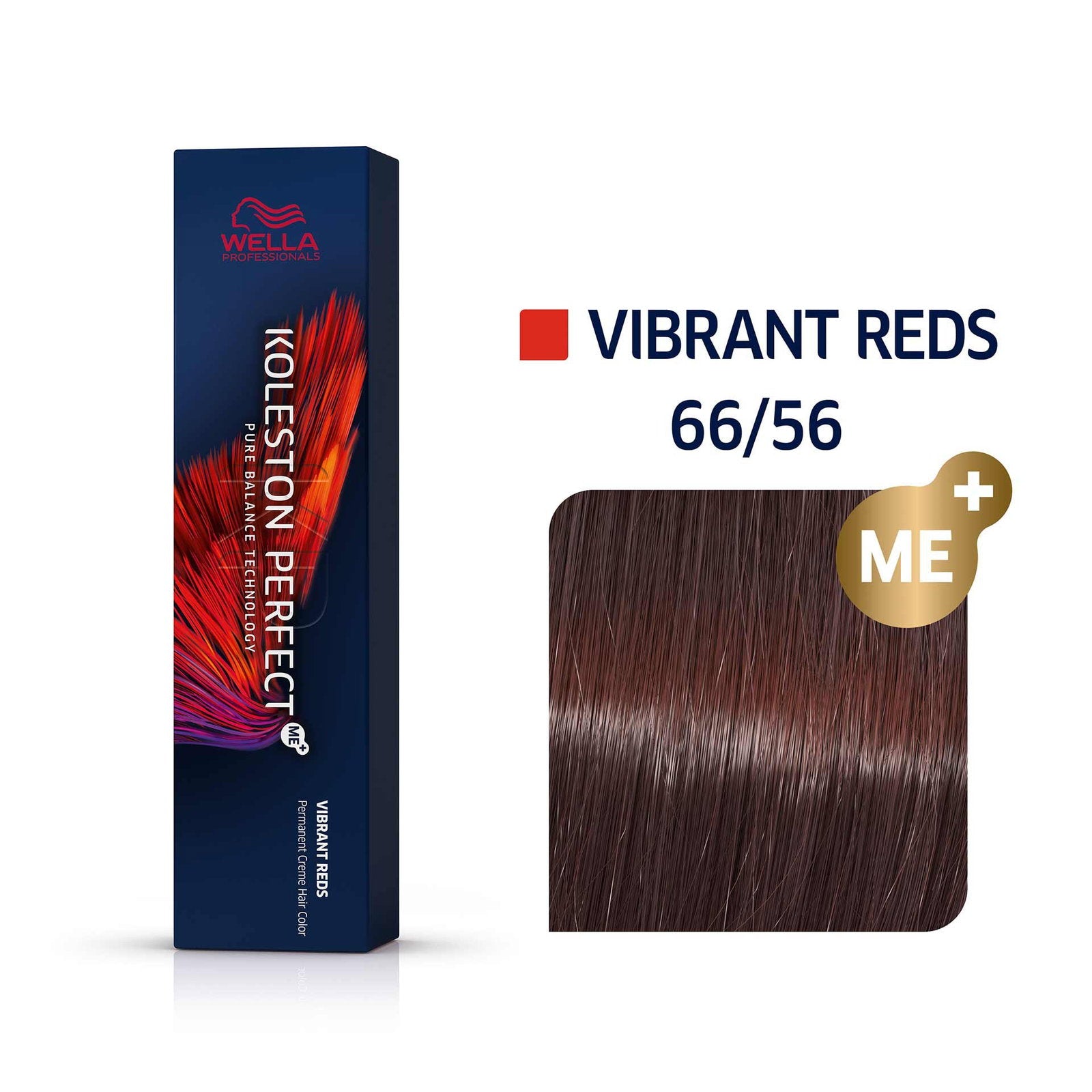 Wella Professionals, Koleston Perfect Me+, Permanent hårfärg, 66/56 Mörkblond Intensiv Violett Mahogny, 60 ml