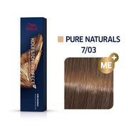 Wella Professionals, Koleston Perfect Me+, Permanent hårfärg, 7/03 Mellanblond Naturligt guld, 60 ml