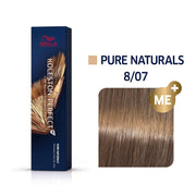 Wella Professionals, Koleston Perfect Me+, Permanent hårfärg, 8/07 Ljusblond Natur Kastanj, 60 ml