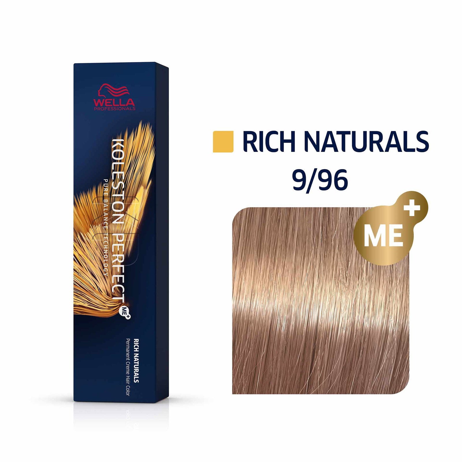 Wella Professionals, Koleston Perfect Me+, Permanent hårfärg, 8/74 Ljusblond Kastanjebrun Röd, 60 ml