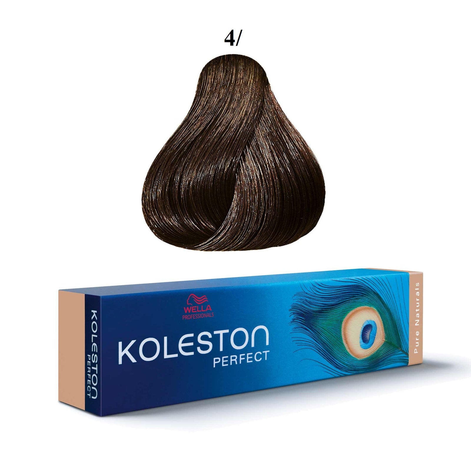 Wella Professionals, Koleston Perfect, Permanent hårfärg, 4/ Mellanbrun, 60 ml