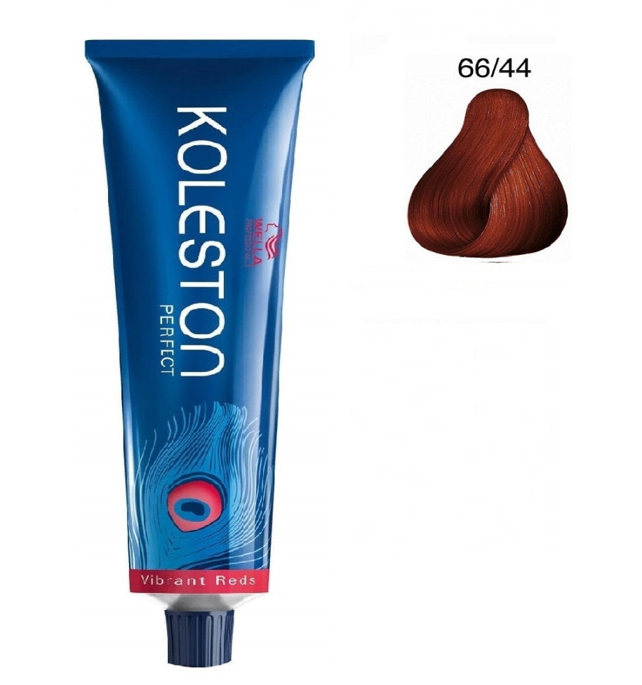 Wella Professionals, Koleston Perfect, Permanent hårfärg, 66/44 Dark Blonde Intense Red, 60 ml
