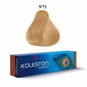 Wella Professionals, Koleston Perfect, Permanent hårfärg, 9/73 Bright Blond Golden Chestnut, 60 ml