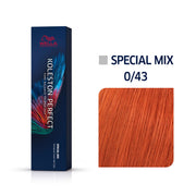 Wella Professionals, Koleston Perfect Special Mix, Permanent hårfärg, 0/43 Golden Red, 60 ml