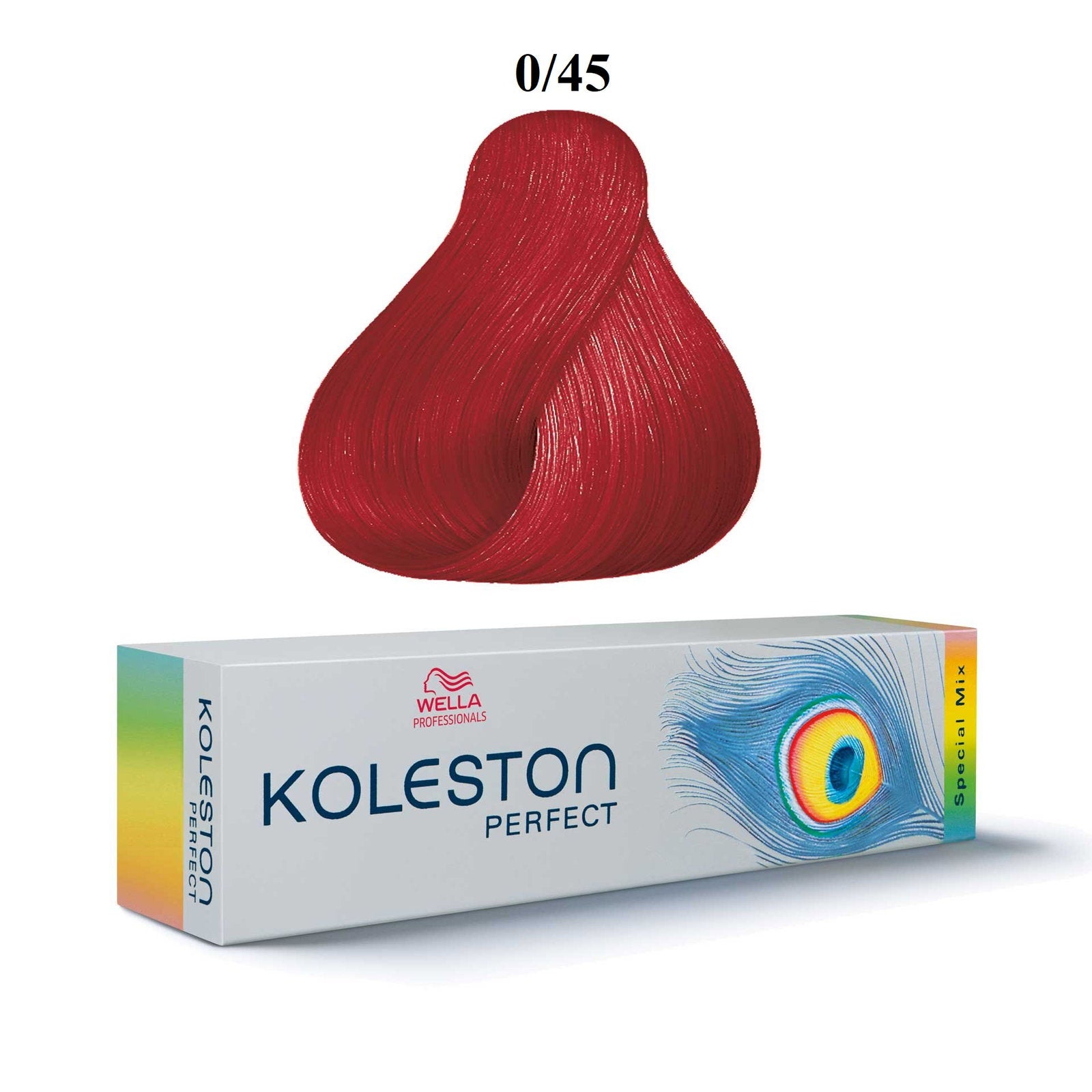 Wella Professionals, Koleston Perfect Special Mix, Permanent Hair Color, 0/45 Red, 60 ml