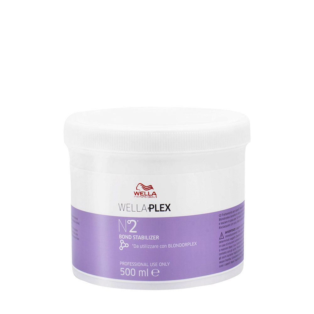 Wella Professionals, Wellaplex Bond Stabilizer No.2, Färgbehandlingskräm, För att stärka, 500 ml
