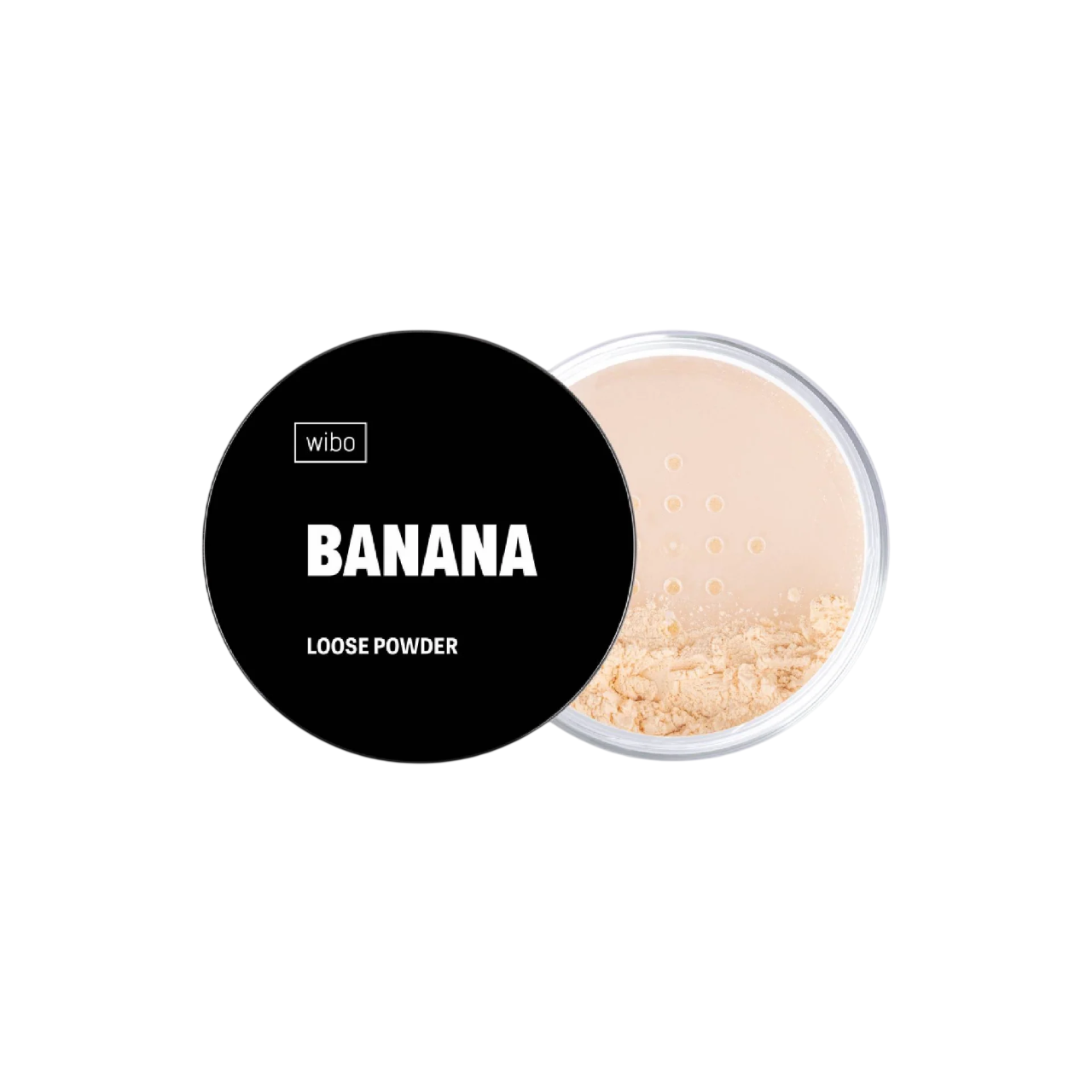 Wibo, Banana, Löst fixeringspuder, Genomskinlig, 5 g