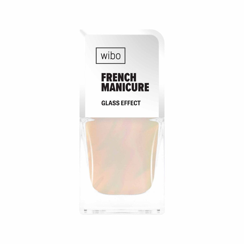 Wibo, French Manicure, Glaseffekt, Nagellack, 10, 8.5 ml