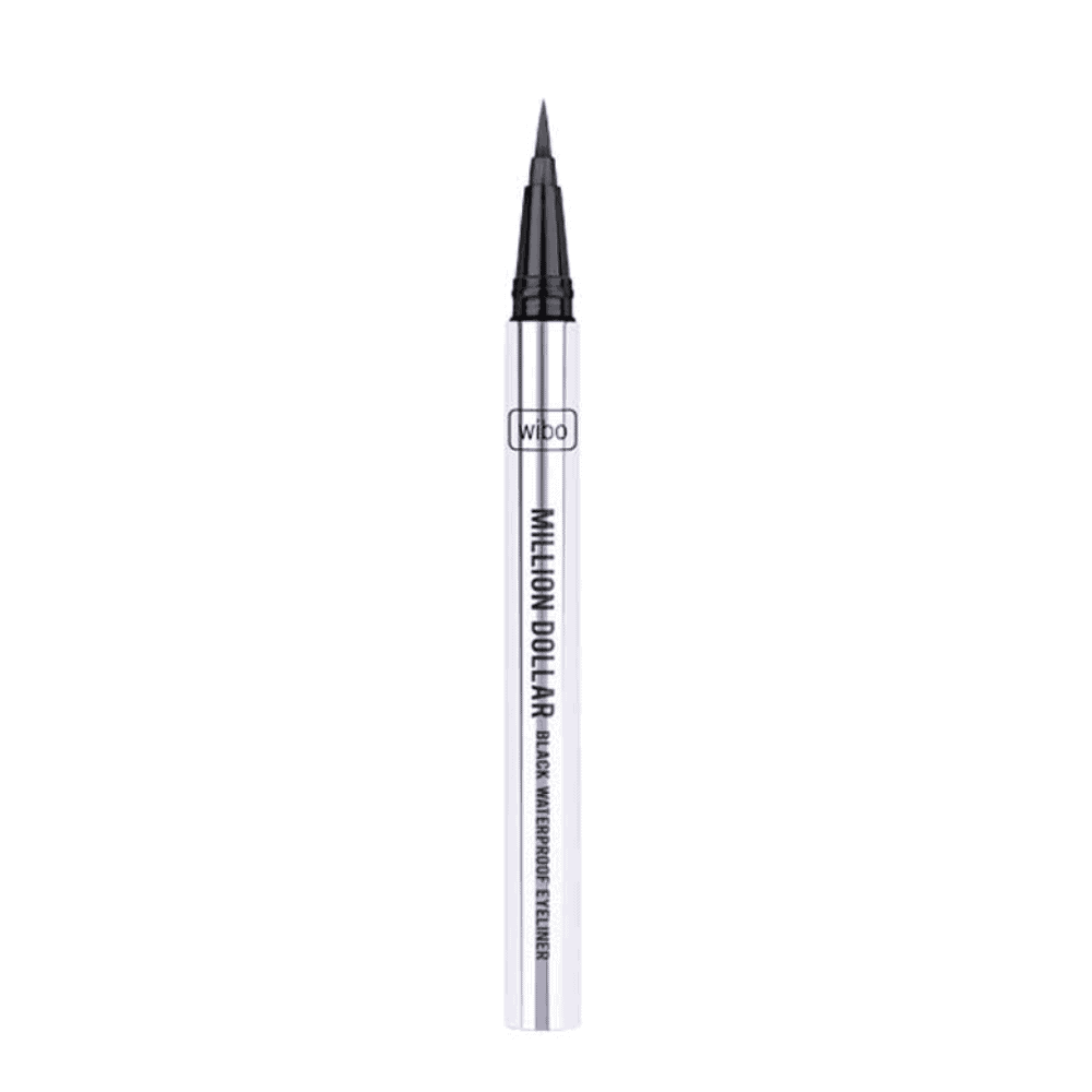 Wibo, Million Dollar, Vattentät, Filtpenna, Flytande eyeliner, 1, Svart, 0.8 g