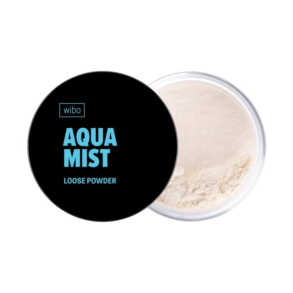 Wibo, Aqua Mist, Kollagen, Reparation, Löst fixeringspuder, 10 g