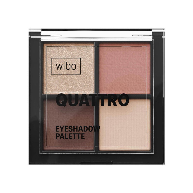 Wibo, Quattro, Ögonskuggspalett, 01, 4 nyanser, 6 g