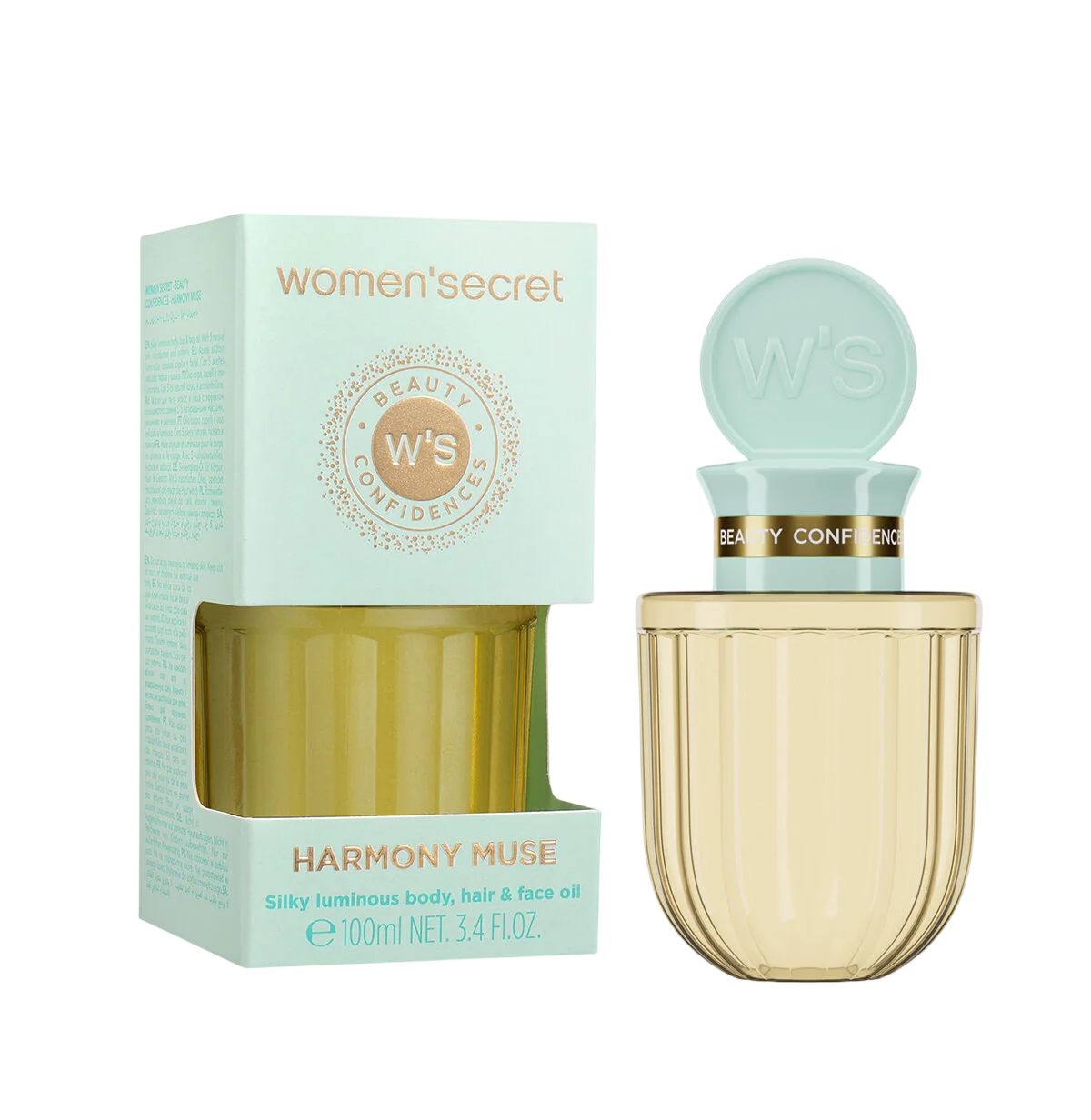 Women'Secret, Harmony Muse, Naturlig, Silkes, Blommig, Kroppsolja, För kropp, ansikte & hår, 100 ml