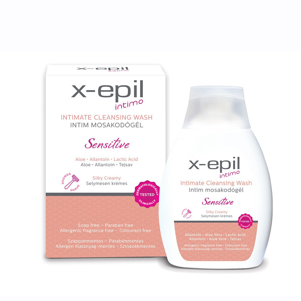 X-Epil, Intimate Cleansing Wash Sensitive, Intimtvättgel, 250 ml