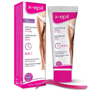 X-Epil, X-Epil, Silkeslen finish, Hårborttagningskräm, För känslig hud, 100 ml