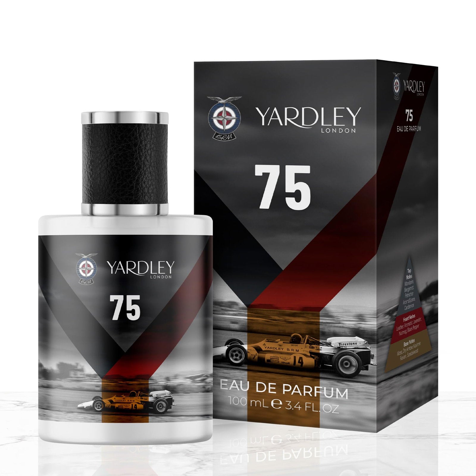 Yardley, British Racing Motors 75, Parfymvatten, För män, 100 ml