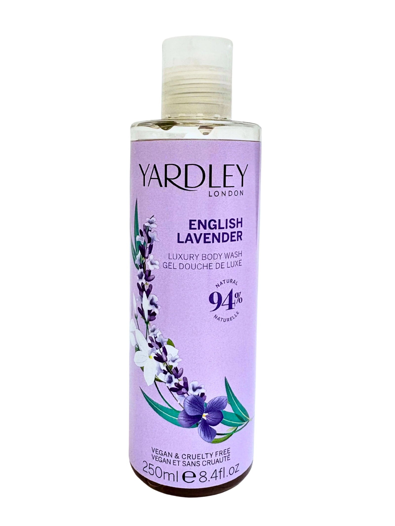Yardley, English Lavender, Återfuktande, Duschkräm, 250 ml
