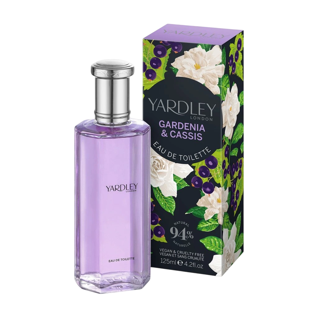 Yardley, Gardenia & Cassis, Eau de Toilette, För kvinnor, 125 ml