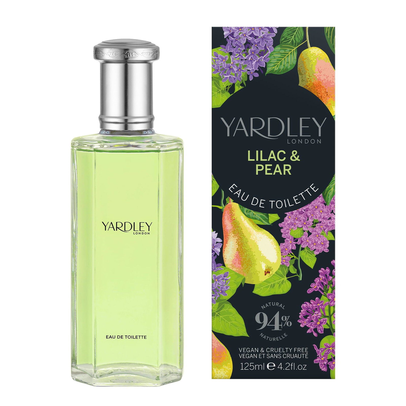 Yardley, Lilac & Pear, Eau de Toilette, För kvinnor, 125 ml