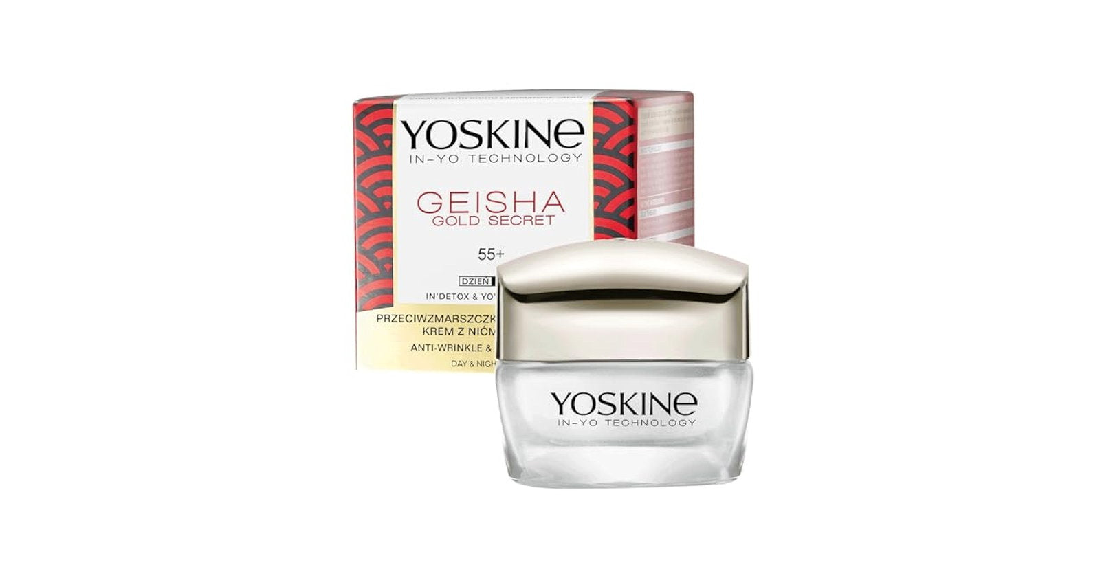 Yoskine, Geisha Gold Secret, Regenerering, Dag & Natt, Grädde, Ansikte, 50 ml