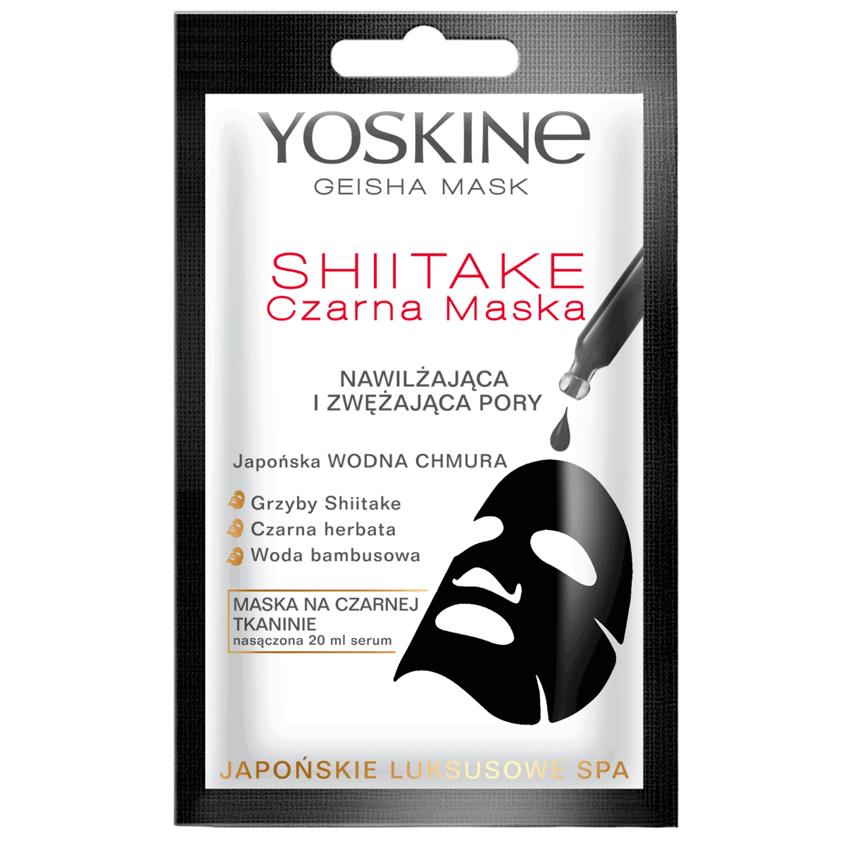 Yoskine, Geisha, Porminimering, Ansiktsmask, Ansikte, 20 ml