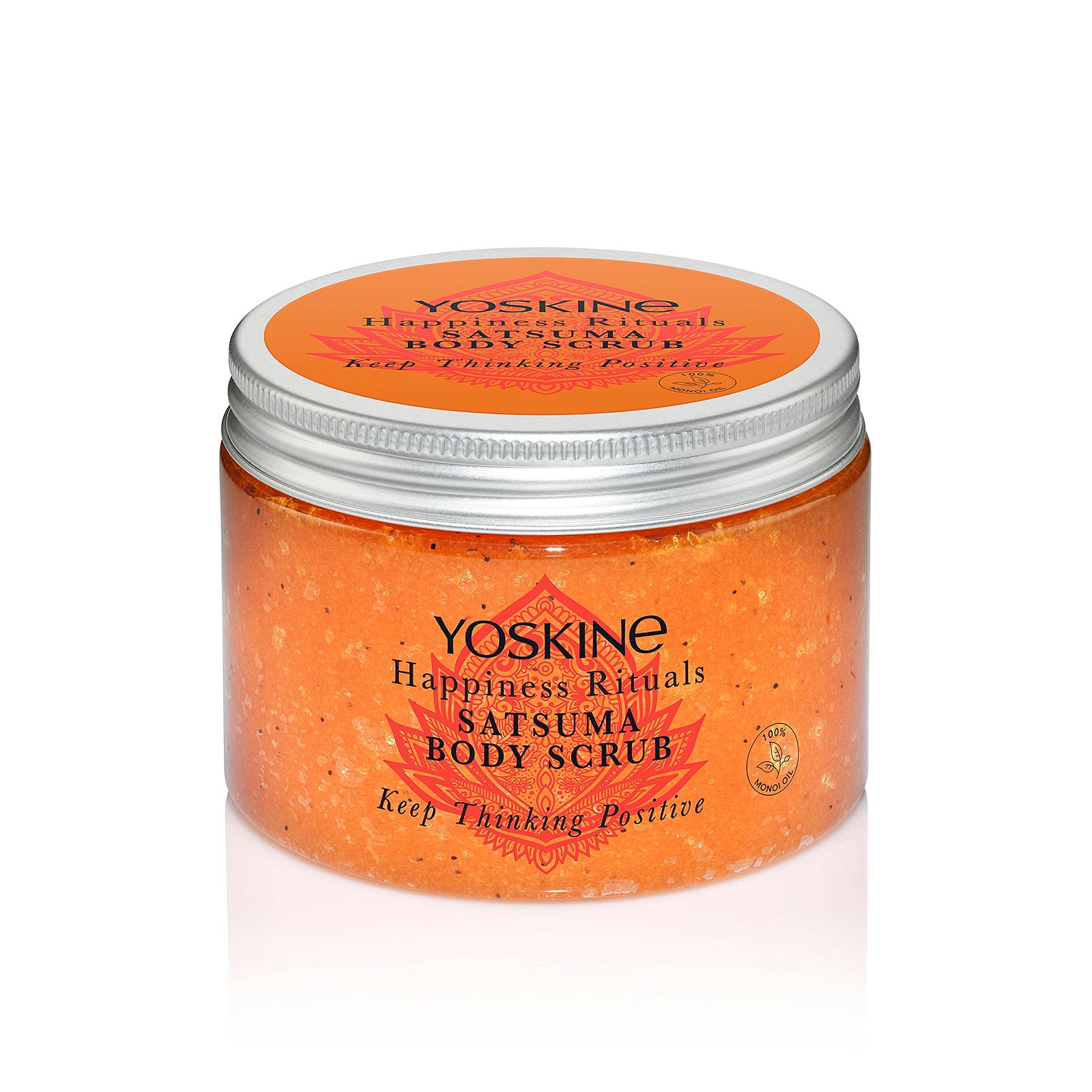Yoskine, Happiness Rituals, Satsuma, Skalning, Kroppsskrubb, 300 ml