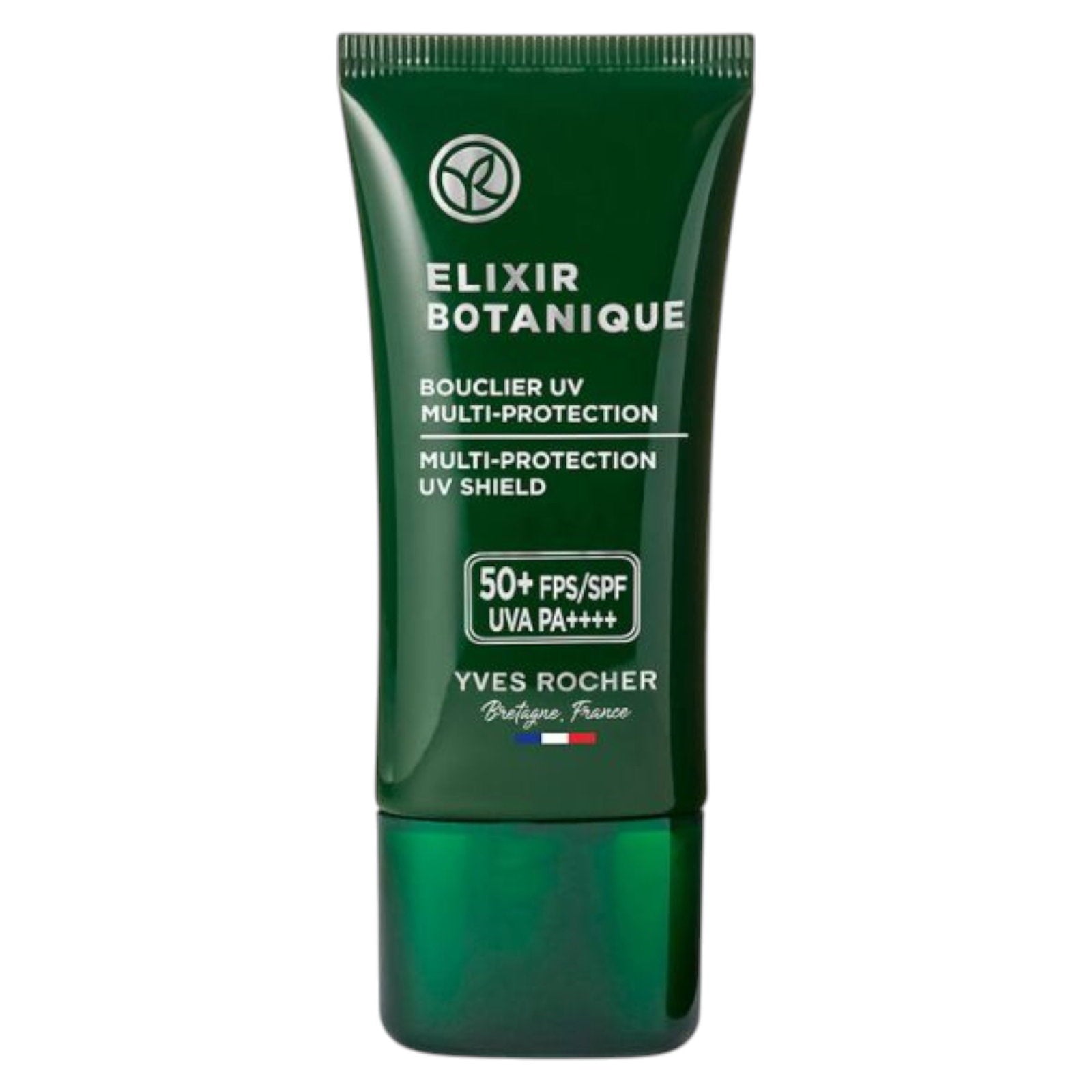 Yves Rocher, Elixir Botanique, Hög UV-skydd, Grädde, För ansiktet, SPF50+, 30 ml