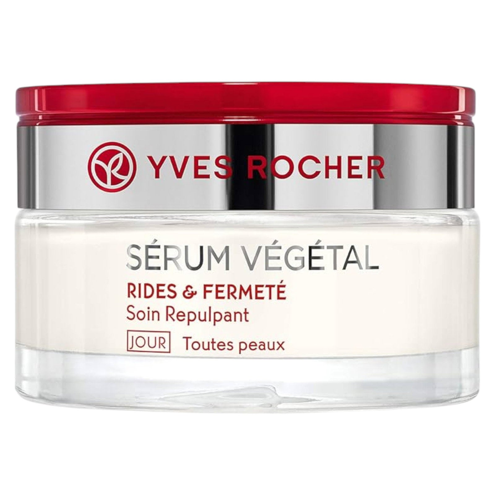 Yves Rocher, Serum Vegetal, Fasthet & anti-rynkor, På natten, Grädde, För ansiktet, SPF 20, 50 ml